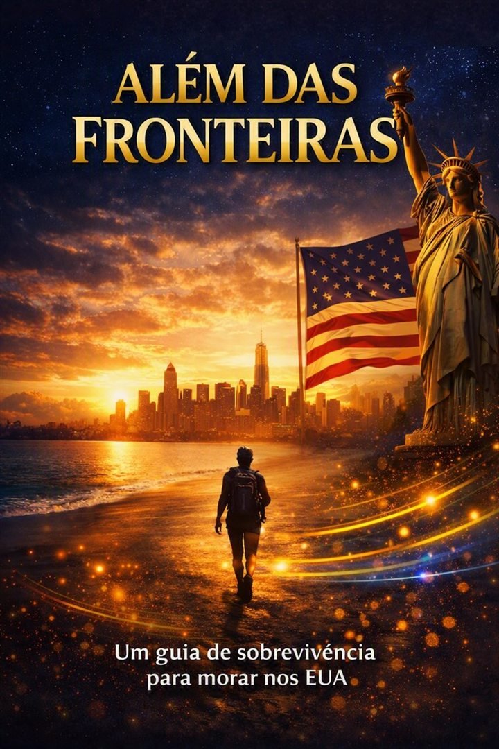 Capa do ebook Além das Fronteiras, de Igor Fidelis.